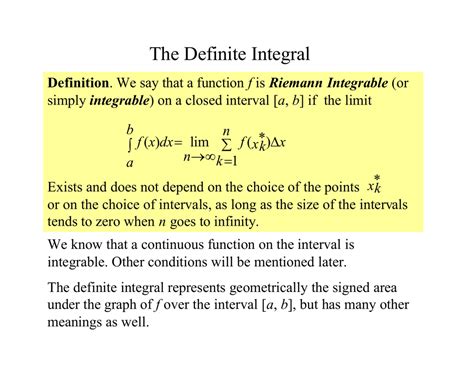 integral meanig